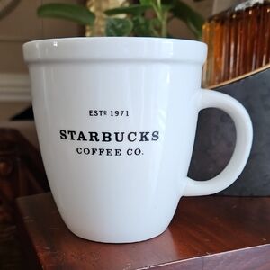 Starbucks Classic White Mug 2001